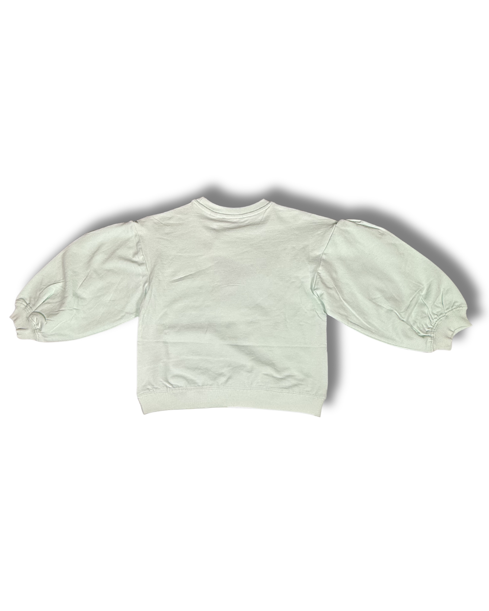 Felpa bambina verde menta con ricamo ananas – Blue Seven