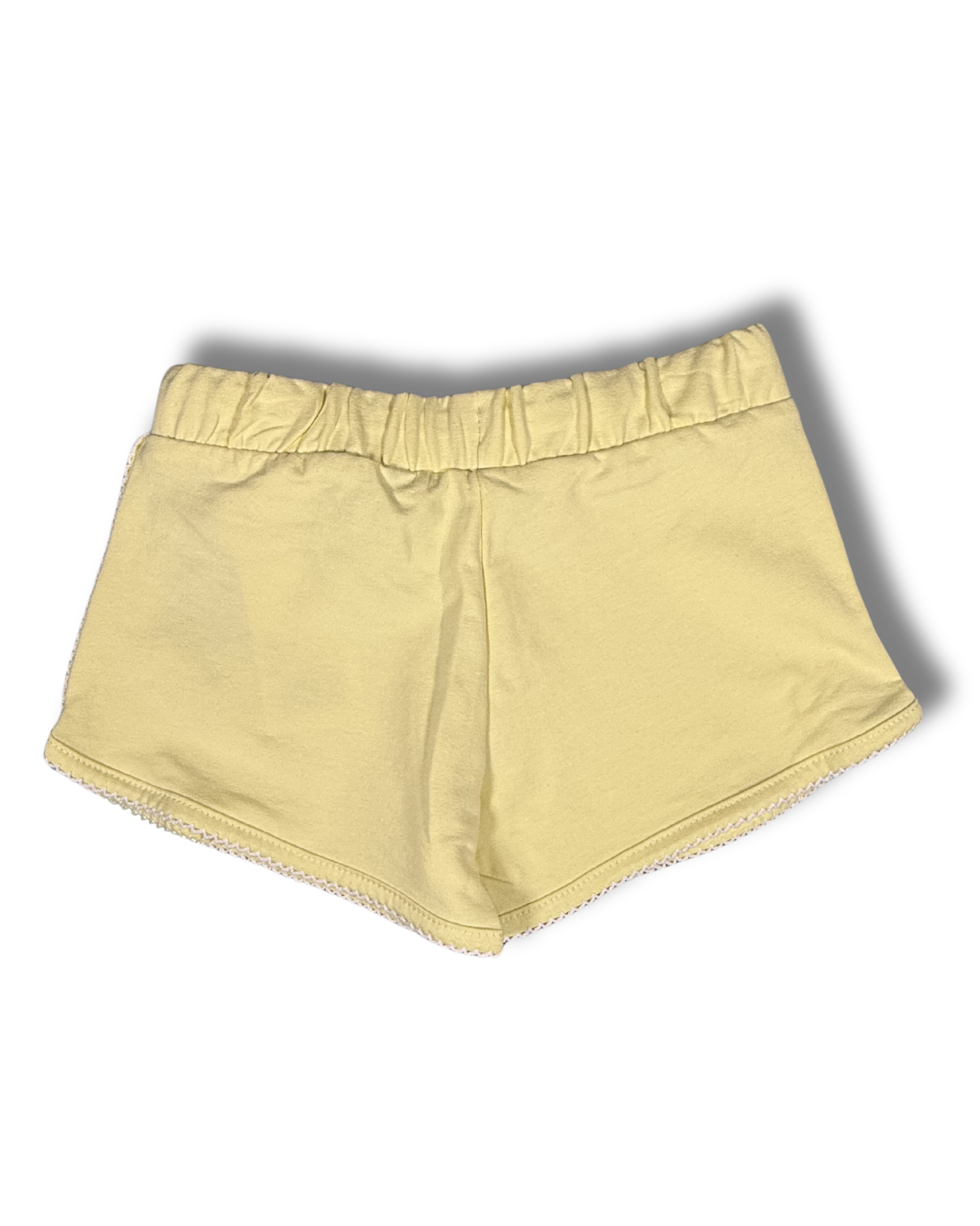 Shorts bambina gialli con ricamo – Blue Seven