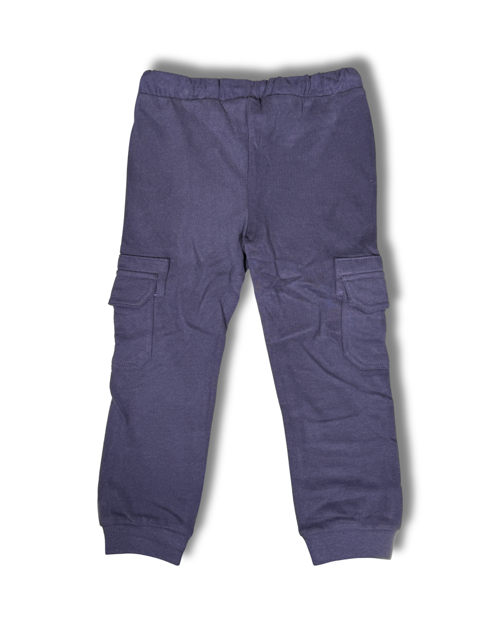 Pantaloni Cargo Jogger Bambino Blu con Tasche Laterali