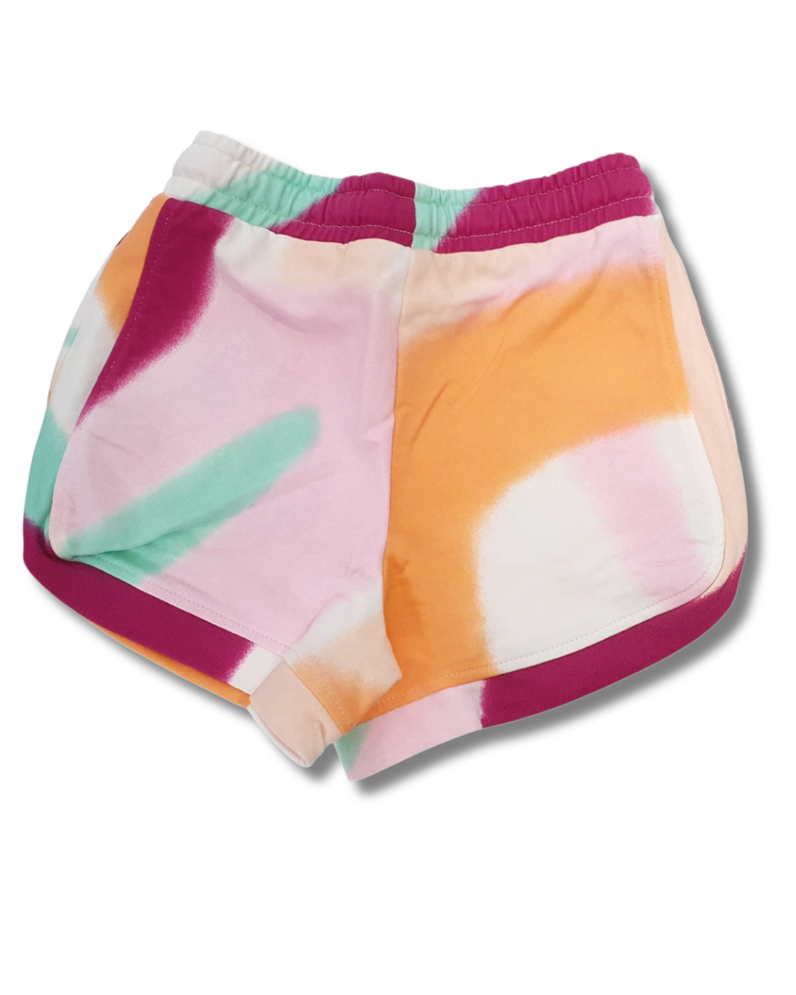 Shorts bambina Guess multicolor con logo triangolo