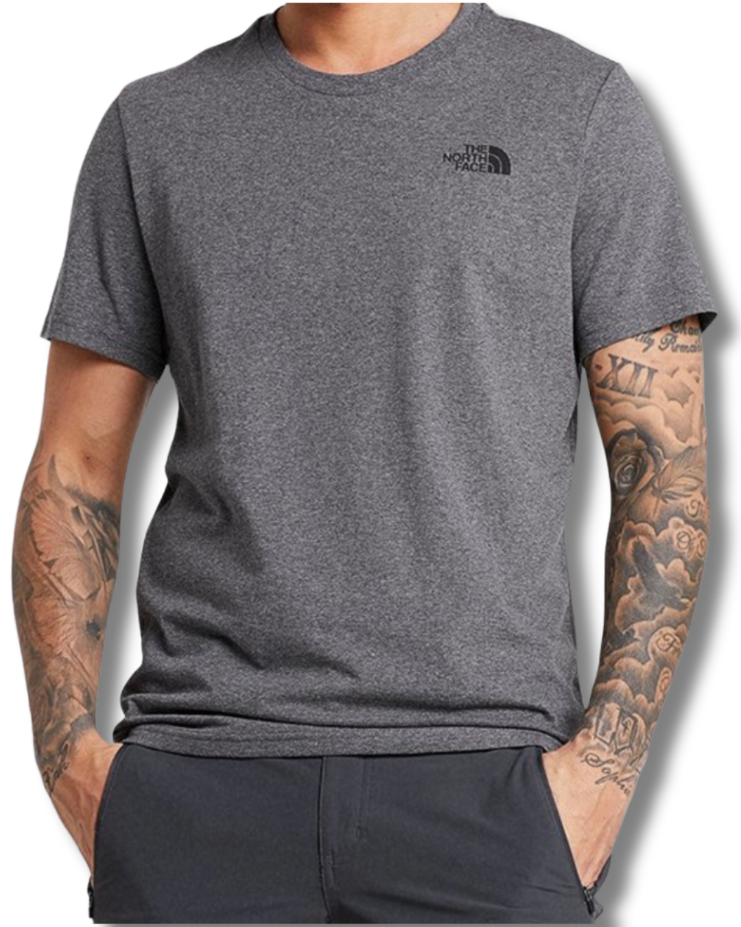 T-shirt grigio mélange The North Face
