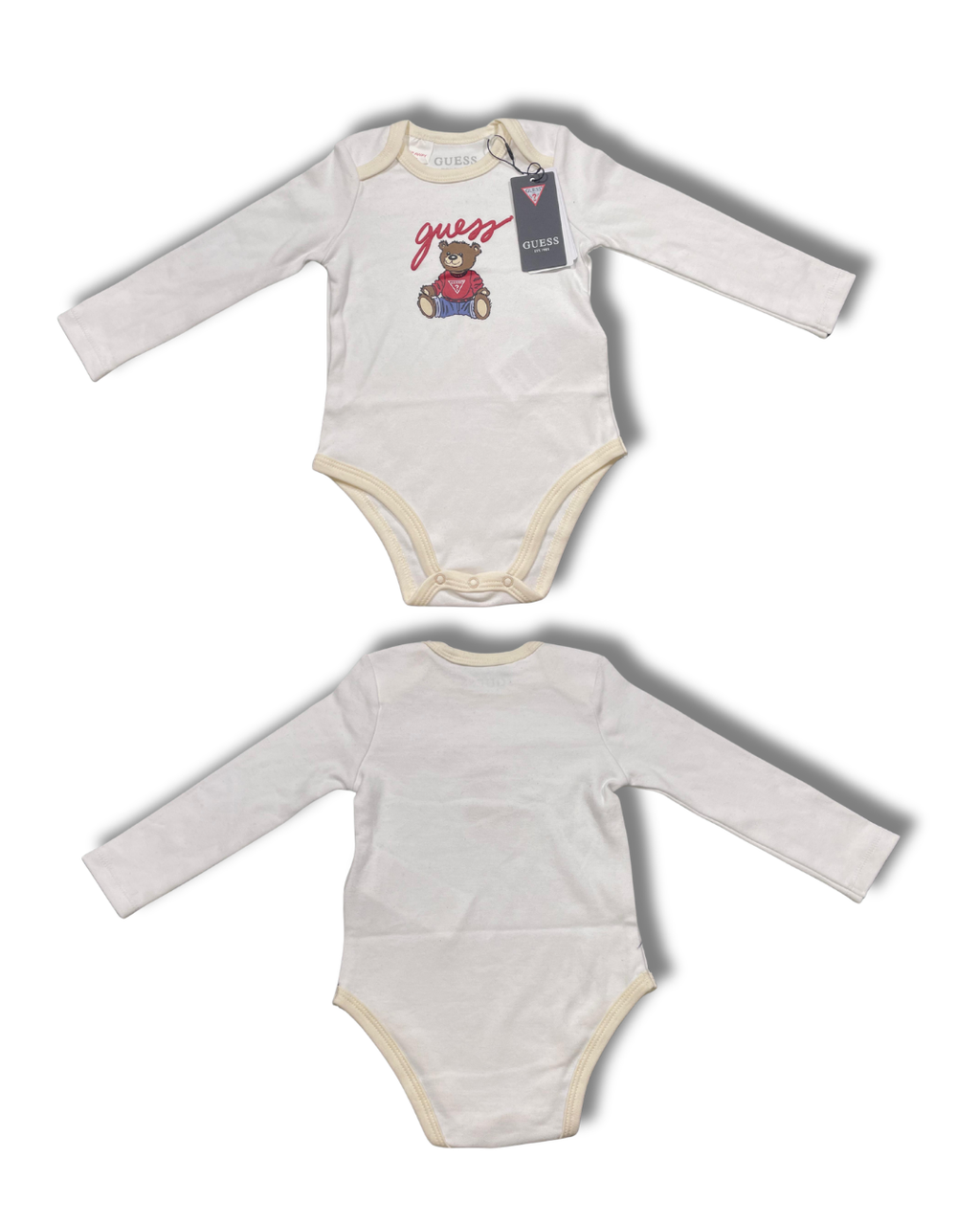 Set regalo neonato Guess unisex con orsetto 5 pezzi completo + accessori