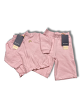 Completo bambina rosa Blue Seven 2 pezzi felpa + pantalone