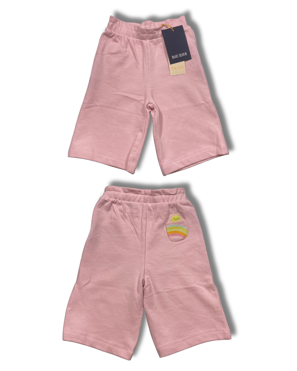 Completo bambina rosa Blue Seven 2 pezzi felpa + pantalone