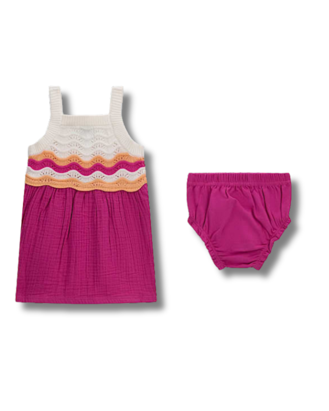 Set Vestitino Guess Neonata con Culotte Coordinata