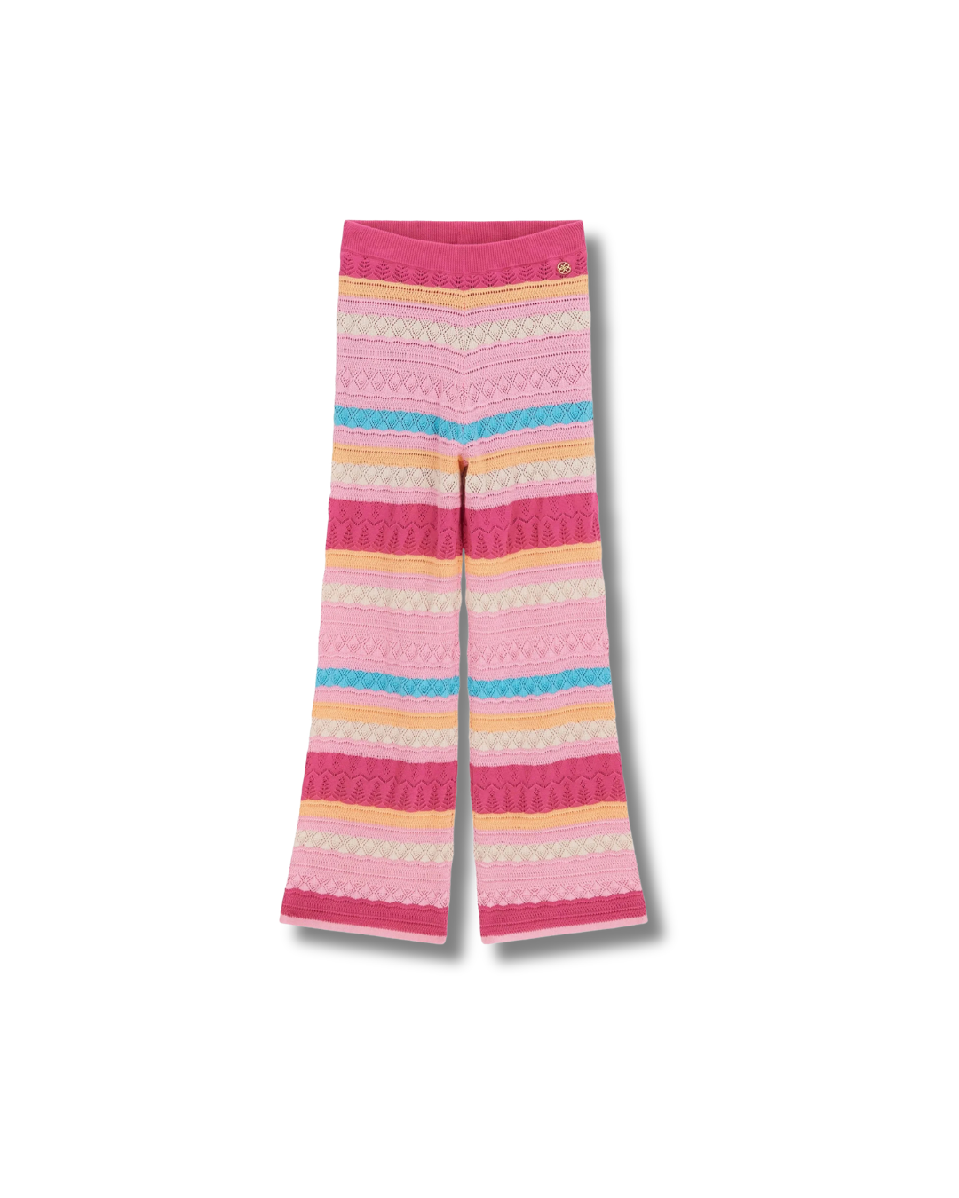 Pantaloni palazzo all'uncinetto