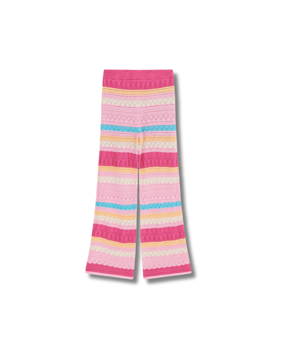 Pantaloni palazzo all'uncinetto