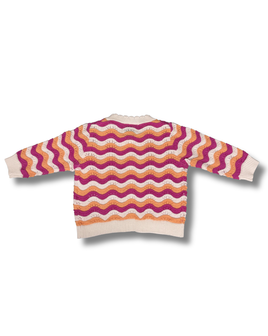 Cardigan Guess Neonata in Maglia Multicolor