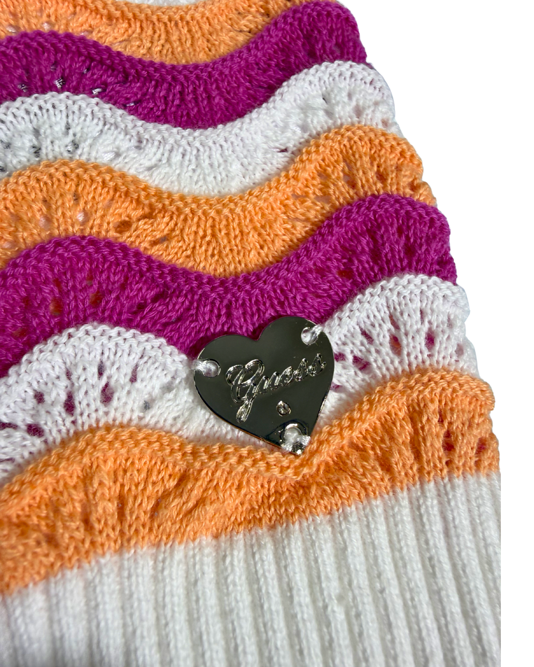 Cardigan Guess Neonata in Maglia Multicolor