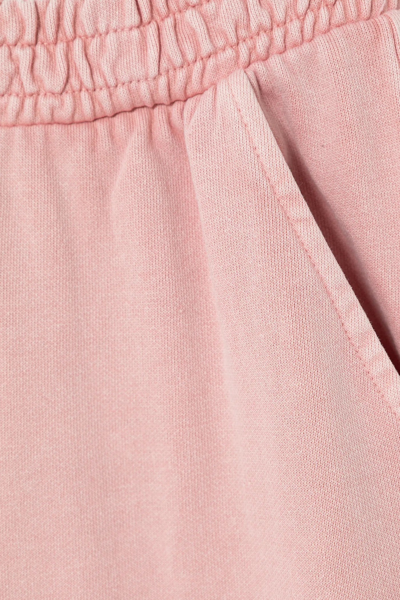 Pantalone bambina Guess Rosa Cipria Palazzo con Logo Ricamato